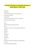 Ftce Physical education k-12 &vert;Questions and answers &vert; Newest RATED A&plus; &vert; 2026 &vert; NEW