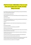 FTCE PE K-12 Exam &vert; NEW Edition&vert; These are some of the exact questions that I actually remember being on the exam&period;