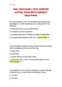 NSG 3500 EXAM 3 2025 UPDATED  ACTUAL EXAM WITH CORRECT  SOLUTIONS&period; 