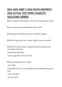NSG 6020 WEEK 2 QUIZ SOUTH UNIVERSITY 2026 ACTUAL TEST PAPER COMPLETE SOLUTIONS VERIFIED
