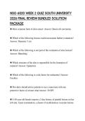NSG 6020 WEEK 2 QUIZ SOUTH UNIVERSITY 2026 FINAL REVIEW BUNDLED SOLUTION PACKAGE