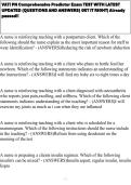 VATI PN Comprehensive Predictor Exam TEST WITH LATEST UPDATED &lpar;QUESTIONS AND ANSWERS&rpar; GET IT RIGHT&vert; Already passed&excl;&excl;