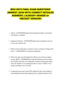 WGU D075 FINAL EXAM QUESTIONS&rsquo; &lpar;NEWEST &rpar;2026 WITH CORRECT DETAILED ANSWERS &vert;&vert; ALREADY GRADED A&plus; <RECENT VERSION>