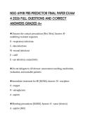 NSG 6998 PRE-PREDICTOR FINAL PAPER EXAM 4 2026 FULL QUESTIONS AND CORRECT ANSWERS GRADED A&plus;