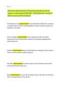 PSA Airlines Flight Attendant Training Exam Questions & Correct Answers &vert; Latest Updated 2026&sol;2027 &vert; Well Elaborated &vert; Graded A&plus; &lpar;100&percnt; Correct & Verified Solutions&rpar;