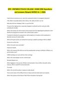 OPC- ONTARIO POLICE COLLEGE  EXAM ONE Questions and answers Newest RATED A&plus; &vert; 2026 
