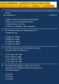 CSLB GENERAL CONTRACTOR B PRACTICE QUESTIONS &num;2 &lpar;106-230&rpar; & CORRECT ANSWERS