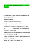 ACI Aggregate Testing Technician - Level 1 - Section 1