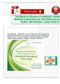 Package Deal &ndash; Nursing Test Banks &vert; Brunner & Suddarth&comma; Giddens&comma; Contemporary Nursing & More