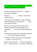 ACI Aggregate Testing Technician - Level 1 - Section 5 Questions And Answers