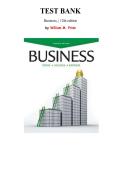 Test Bank for Business by Pride&comma; William M&period;  12th Edition&comma; Chapter 1-20 &vert; All Chapters