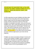 NTN FIRETEAMS TEST EXAM NEWEST 2026 &vert; ACTUAL EXAM QUESTIONS AND CORRECT ANSWERS &lpar;VERIFIED&rpar; &lpar;40 Q & A&rpar; &vert; GRADED A&plus; &vert; BRAND NEW 2026&sol;2027 UPDATE &vert; 100&percnt; ASSURED PASS&period;