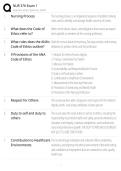 NUR 376 Exam 1 Questions with Correct Solutions&period;