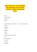 NSG 552 Exam 3 -Latest2025-26- Questions And Verified Answers 100&percnt; Guaranteed Pass&period;
