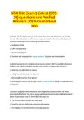 NSG 552 Exam 1 -latest 2025-26- questions And Verified Answers 100 &percnt; Guaranteed pass