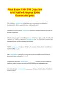 Final Exam CMN 552 Question And Verified Answer 100&percnt;  Guaranteed pass