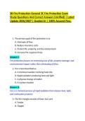 3B Fire Protection General 3C Fire Protection Exam Study Questions And Correct Answers &lpar;Verified&rpar; &vert; Latest Update 2026&sol;2027 &vert; Graded A&plus; &vert; 100&percnt; Assured Pass&period;