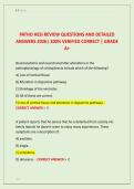 PATHO HESI REVIEW QUESTIONS AND DETAILED  ANSWERS 2026&vert; 100&percnt; VERIFIED CORRECT &vert; GRADE  A&plus; 