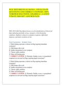 WGU D223 RED FLAG MANIA &ndash; FINAL EXAM QUESTIONS AND CORRECT ANSWERS &vert; 100&percnt; VERIFIED SOLUTIONS &vert; GRADED A&plus; &vert; LATEST UPDATE 2026&sol;2027 &vert; ASSURED PASS&period;