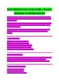 CHIA CERTIFICATION COMPLETE EXAM STUDY GUIDE 2026&sol;2027 WITH VERIFIED QUESTIONS AND ANSWERS &vert;&vert; GUARANTEED PASS