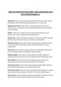 OSSF DR CERTIFICATION SCRIPT 2026 QUESTIONS WITH SOLUTIONS GRADED A&plus;