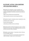 NU 578 UNIT 1 ACTUAL 3 2026 QUESTIONS WITH SOLUTIONS GRADED A&plus;