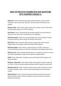 OSSF DR PRACTICE EXAMINATION 2026 QUESTIONS WITH ANSWERS GRADED A&plus;