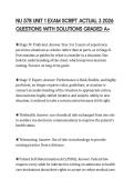 NU 578 UNIT 1 EXAM SCRIPT ACTUAL 3 2026 QUESTIONS WITH SOLUTIONS GRADED A&plus;