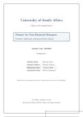 FIN2603 Assignment 1 Semester 1 2026 Due 16 March 2026
