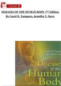 Diseases of the Human Body&comma; 7th Edition &lpar;Tamparo & Davis&comma; 2022&rpar; &ndash; Complete Test Bank Questions and Answers for All Chapters