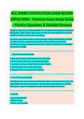 NCC WHNP CERTIFICATION EXAM REVIEW TOPICS 2026 COMPLETE STUDY GUIDE WITH VERIFIED QUESTIONS AND ANSWERS &vert;&vert; GUARANTEED PASS