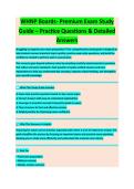WHNP BOARD REVIEW COMPLETE EXAM STUDY GUIDE 2026&sol;2027 WITH VERIFIED QUESTIONS AND ANSWERS &vert;&vert; UPDATED VERSION