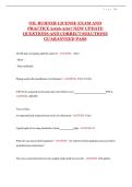OIL BURNER LICENSE EXAM AND PRACTICE 2026-2027 NEW UPDATE QUESTIONS AND CORRECT SOLUTIONS GUARANTEED PASS 