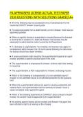 PA APPRAISERS LICENSE ACTUAL TEST PAPER 2026 QUESTIONS WITH SOLUTIONS GRADED A&plus;