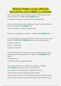 PHM 819 Module 4 Exam UPDATED  QUESTIONS AND CORRECT ANSWERS