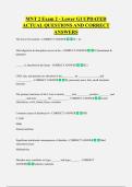 MNT 2 Exam 2 - Lower GI UPDATED  ACTUAL QUESTIONS AND CORRECT  ANSWERS