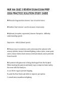 NUR 166 QUIZ 3 REVIEW EXAM EXAM PREP 2026 PRACTICE SOLUTION STUDY GUIDE