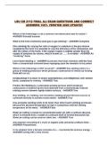 LSU CM 2112 FINAL ALI EXAM QUESTIONS AND CORRECT ANSWERS 100&percnt; VERIFIED 2026 UPDATE&excl;&excl;