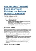2026&sol;2027 Test Bank&colon; Illustrated Dental Embryology&comma; Histology&comma; and Anatomy &lpar;6th Edition&rpar; &vert; 55 Clinical Q&A with Mentor Analyses