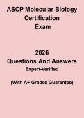 SCP Molecular Biology Certification Exam &vert; Study Guide & Practice Questions