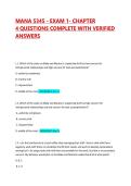 MANA 5345 - EXAM 1- CHAPTER 4 QUESTIONS COMPLETE WITH VERIFIED ANSWERS