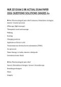 NUR 221 EXAM 2 88 ACTUAL EXAM PAPER 2026 QUESTIONS SOLUTIONS GRADED A&plus;