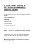 NUR 221 EXAM 2 88 CERTIFICATION EVALUATION 2026 COMPREHENSIVE QUESTIONS ANSWERS