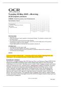 GCSE ENGLISH LITERATURE &mdash; Actual May 2025 PAST PAPER&colon; Exploring Poetry and Shakespeare&colon; All Assessment Questions & Mark Scheme &lbrack;OCR J352&sol;021