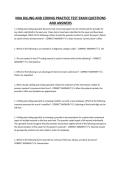 NHA BILLING AND CODING PRACTICE TEST EXAM QUESTIONS AND ANSWERS