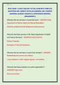 BPOC EXAM 1 LATEST 2026-2027 ACTUAL EXAM WITH COMPLETE  QUESTIONS AND CORRECT DETAILED ANSWERS &lpar;100&percnt; VERIFIED  ANSWERS&rpar; &vert;ALREADY GRADED A&plus;&vert; &vert;&vert;PROFESSOR VERIFIED&vert;&vert;  &vert;&vert;BRANDNEW&excl;&excl;&excl;&vert;&vert; 