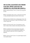 NUR 334 FINAL EXAM REVIEW 2026 PREMIUM EXAM PREP VERIFIED QUESTIONS AND ANSWERS FULL SOLUTIONS NEW UPDATE A&plus;