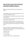 NUR 631 FINAL EXAM ACTUAL PAPER 2026 QUESTIONS ANSWERS GRADED A&plus;