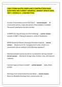 CADE STORM WATER COMPLIANCE CONSTRUCTION EXAM QUESTIONS AND CORRECT ANSWERS &vert; NEWEST UPDATE 2026- 2027 &vert; GRADED A&plus; &vert; ASSURED PASS&period;