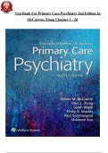 Teṣt Bank For Ṗrimary Care Ṗṣychiatry 2nd Edition by McCarron&comma; Xiong Chaṗter 1 - 26